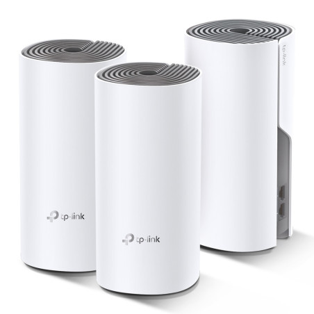 TP-Link AC1200 Whole-home Mesh WiFi System Deco E4 (3-pack), 2x10/100 RJ45