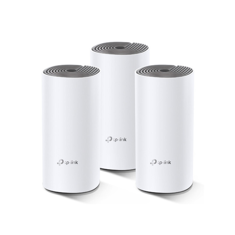 TP-Link AC1200 Whole-home Mesh WiFi System Deco E4 (3-pack), 2x10/100 RJ45