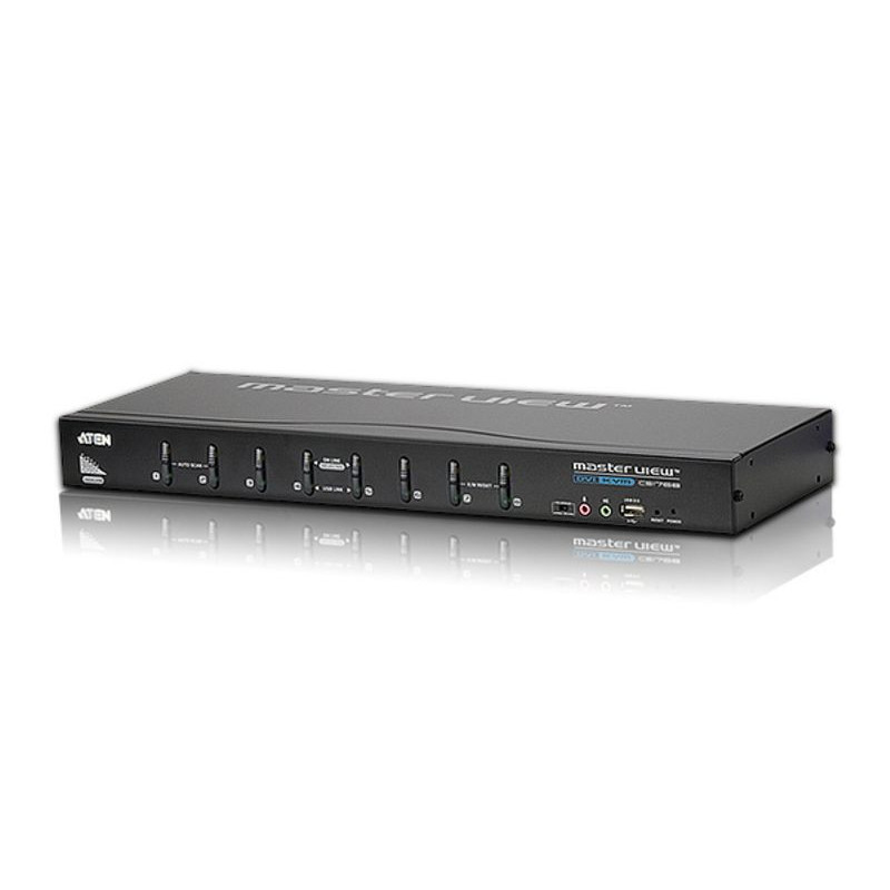 Aten 8-port DVI KVMP USB, 2port USB HUB, audio, 1.2m