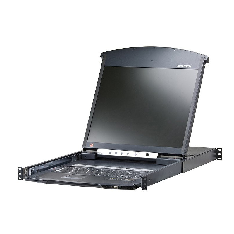 Aten 16-port Cat.5 KVM PS/2+USB, 19" LCD, IP