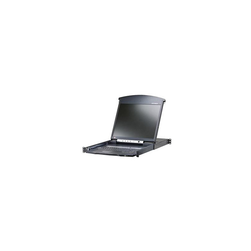 Aten 16-port Cat.5 KVM PS/2+USB, 19" LCD, touch