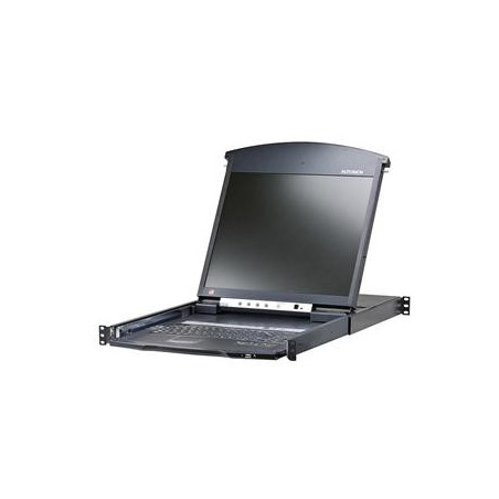 Aten 16-port Cat.5 KVM PS/2+USB, 19" LCD, touch