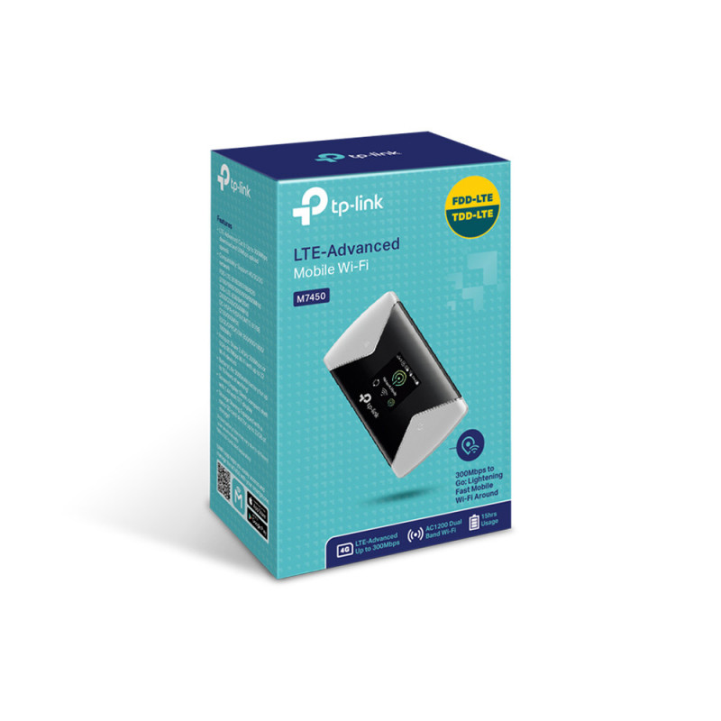 TP-Link M7450 300Mb/s 4G LTE-Advanced Mobile Wi-Fi