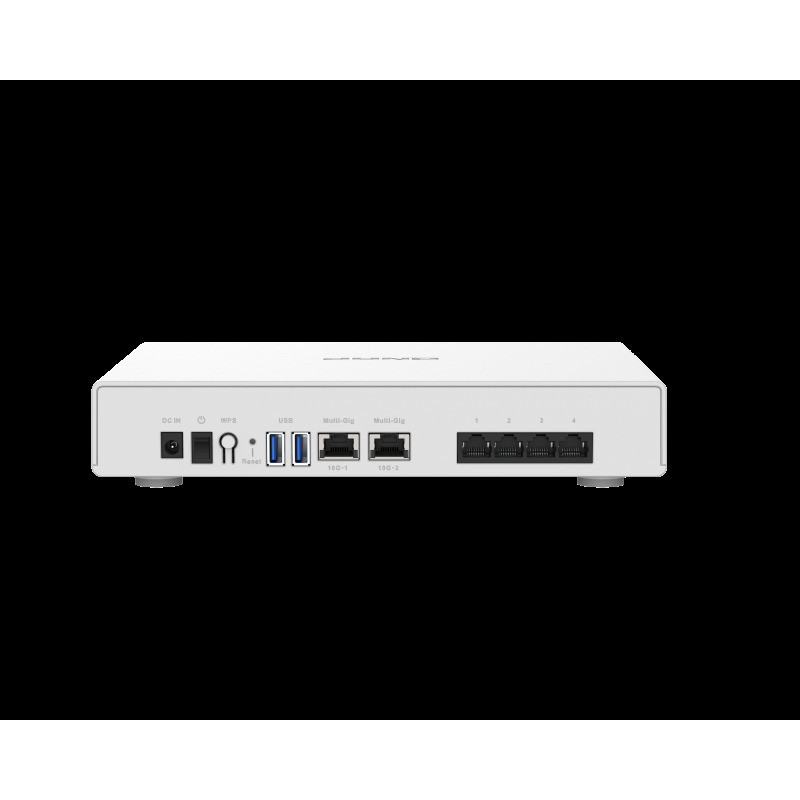 QNAP Wi-Fi 6 SD-WAN router QHora-301W (4x GbE / 2x 10GbE / 2x USB 3.2 / 8 interných antén)