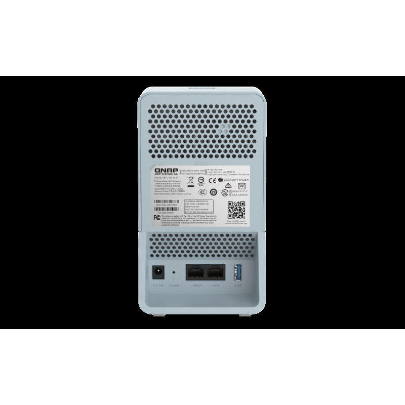 QNAP trojpásmový Wi-Fi SD-WAN Mesh router QMiro-201W (2xGbE / 1xUSB 3.2 / Bluetooth / 4 int. antény)