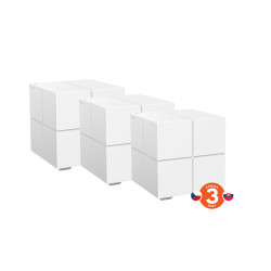 Tenda Nova MW6 (3-pack) WiFi AC1200 Mesh Gigabit systém, MU-MIMO, 6x GLAN/GWAN, SMART CZ aplikácie