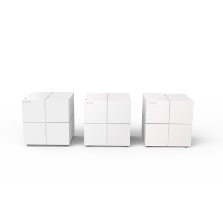 Tenda Nova MW6 (3-pack) WiFi AC1200 Mesh Gigabit systém, MU-MIMO, 6x GLAN/GWAN, SMART CZ aplikácie
