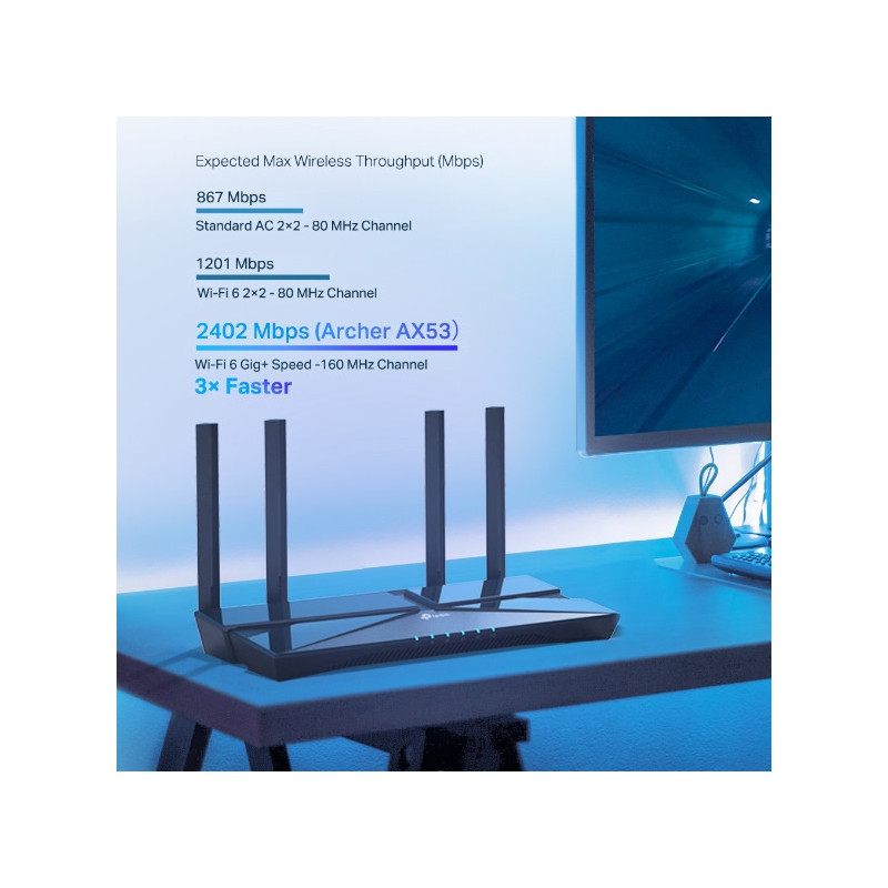 TP-Link Archer AX53, AX3000 WiFi6 router