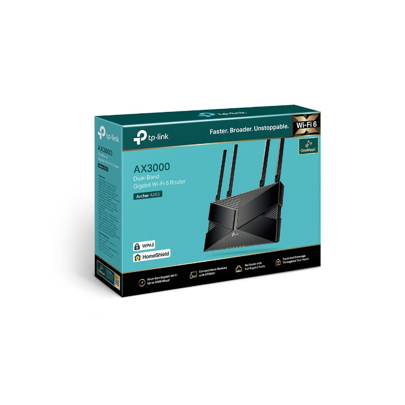 TP-Link Archer AX53, AX3000 WiFi6 router