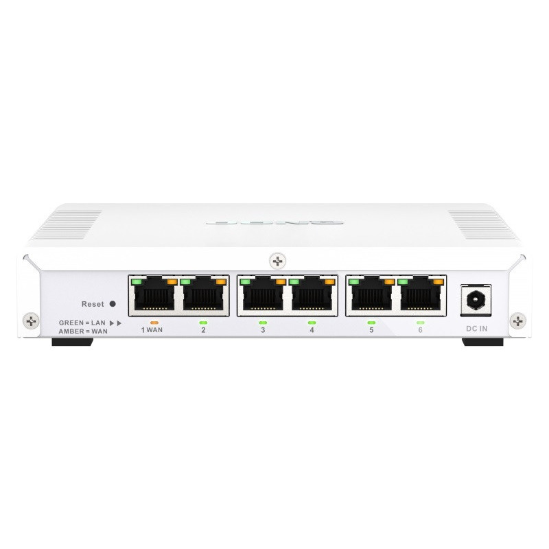 QNAP SD-WAN router QHora-321 (4jadrový procesor, 4GB DDR4 RAM, 6x 2,5GbE)