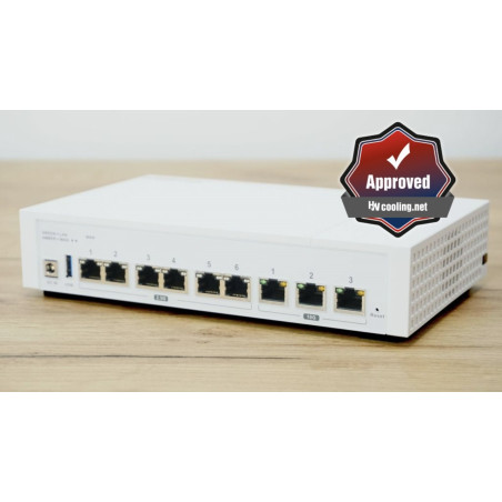 QNAP SD-WAN router QHora-322 (4jadrový procesor, 4GB DDR4 RAM, 6x 2,5GbE, 3x 10GbE, 1x USB 3.2 Gen1)