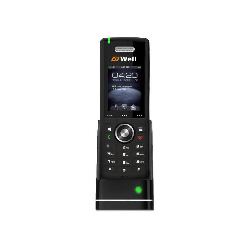 WELL RTX8630 IP DECT rúčka pre RTX8660,2" bar.LCD,8 prog.tl.