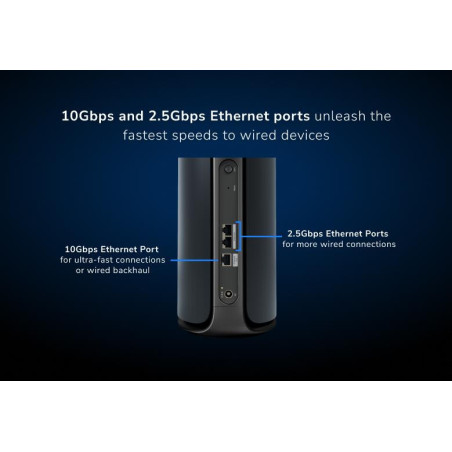 NETGEAR ORBI9 QB WIFI7 BLK SATELLITE