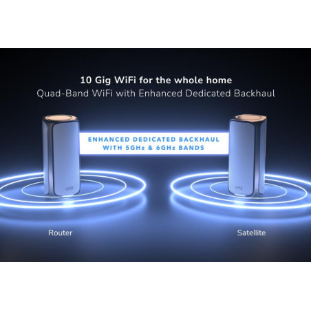 NETGEAR ORBI9 QB WIFI7 2P 1Y ARMOR BNDL