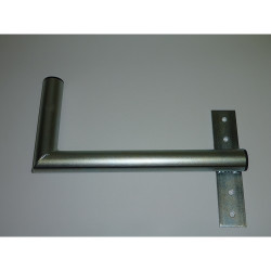 Anténny držiak na okno 30cm pravý, priemer 42mm