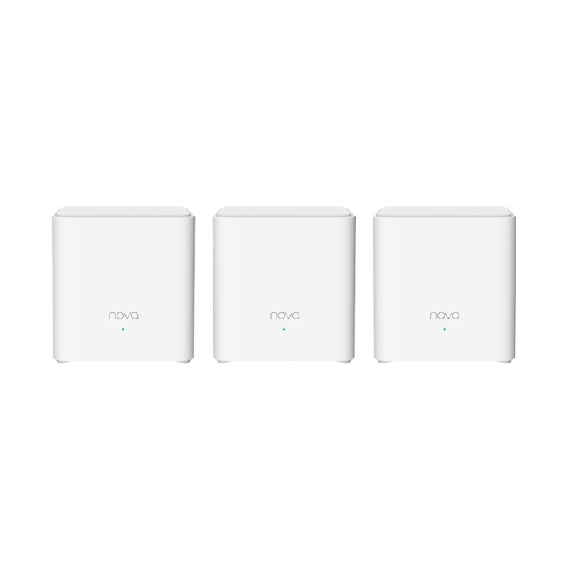 Tenda Nova EX3 (3-pack) WiFi6 AX1500 Mesh Gigabit systém, 6xGLAN/GWAN, WPA3, VPN, SMART CZ aplikácie