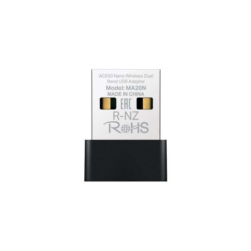 Mercusys MA20N AC650 Nano Wi-Fi USB adaptér