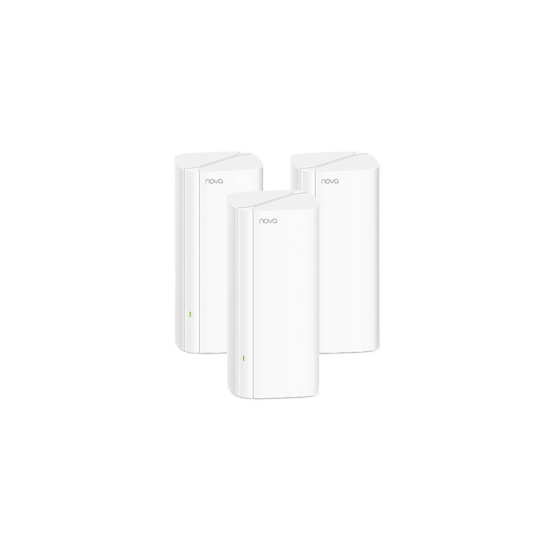 Tenda Nova EX12 (3-pack) WiFi6 AX3000 Mesh Gigabit systém, 9xGLAN/GWAN, WPA3, VPN, SMART CZ aplikácie