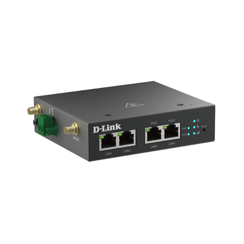D-Link DWM-314-TP/E 4G MCPoEM - 4x Fast Eth (2x PoE)