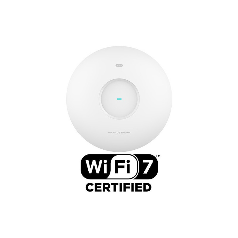 Grandstream GWN7672 AP, Wi-Fi 7 BE11000, 802.11be, 2x2:2 MU-MIMO, MRU, 2x5G Ethernet WAN/LAN,BT