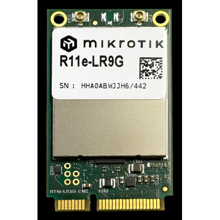 MikroTik R11e-LR9G, LoRa miniPCI-e card pre 902-928MHz