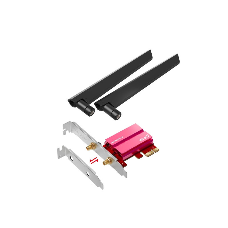 Metcusys MA47BE BE9300 Tri-Band WiFi7 PCIe adaptér
