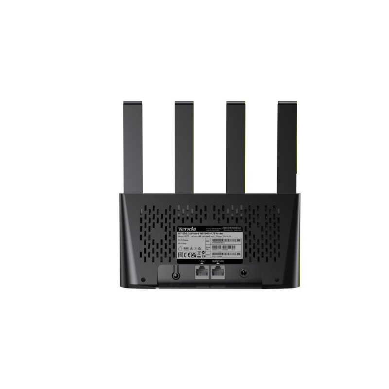 Tenda 4G08 Wi-Fi AC1200 4G+ LTE Mesh router, 2x Gigabit WAN/LAN, IPv6, VPN, LTE Cat.6, CZ App
