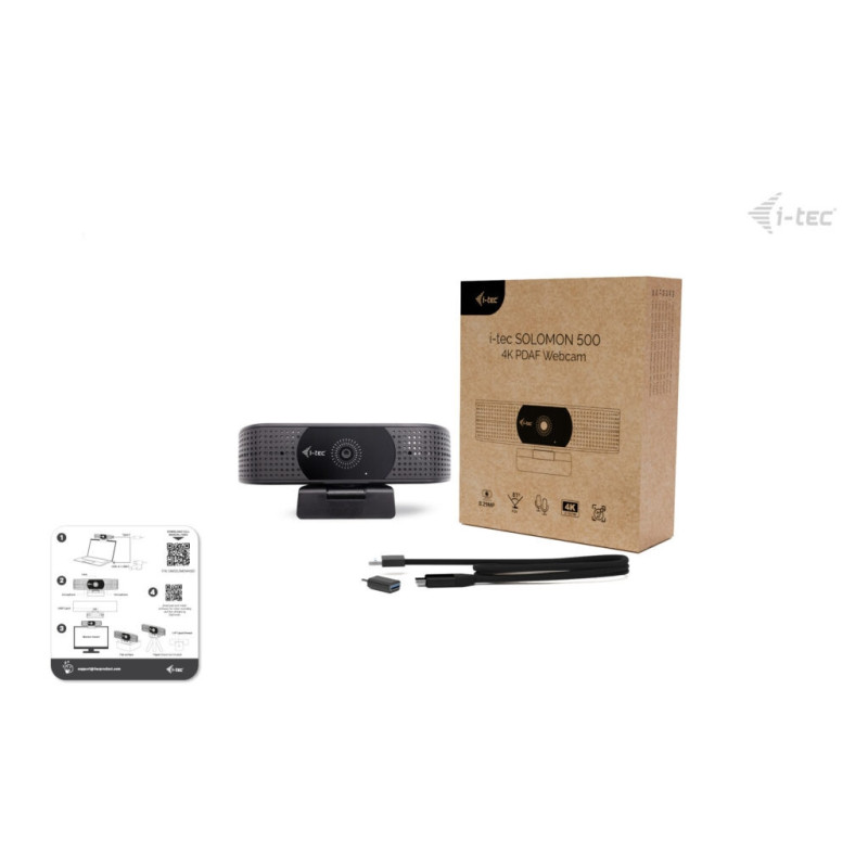 i-tec SOLOMON 500 4K PDAF Webcam