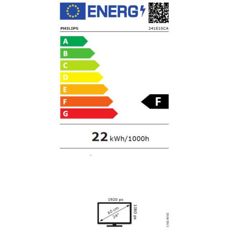 Philips/241E1SCA/00/23,6"/VA/FHD/75Hz/4ms/Black/3R