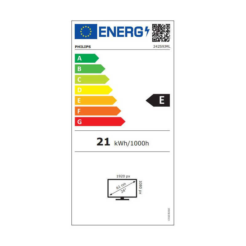 24" LED Philips 242S9JML