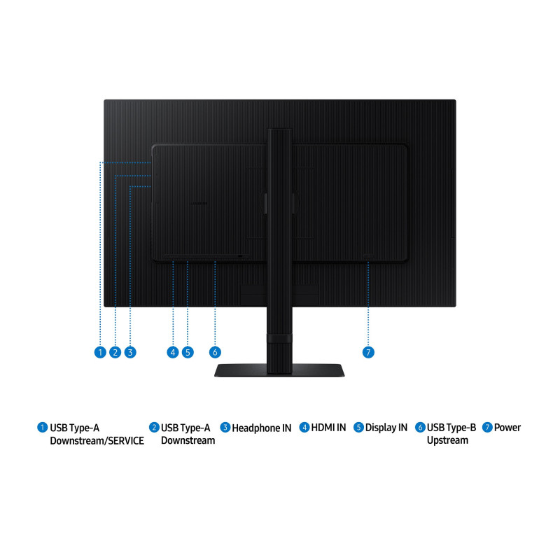 Samsung ViewFinity S6/S60D/27"/IPS/QHD/100Hz/5ms/Black/3R