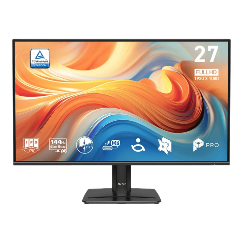 MSI Pro/MP272 E14C/27"/IPS/FHD/144Hz/1ms/Čierna/3R