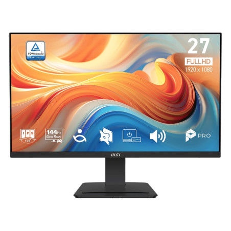 MSI Pro/MP273 E14A/27"/IPS/FHD/144Hz/1ms/Čierna/3R