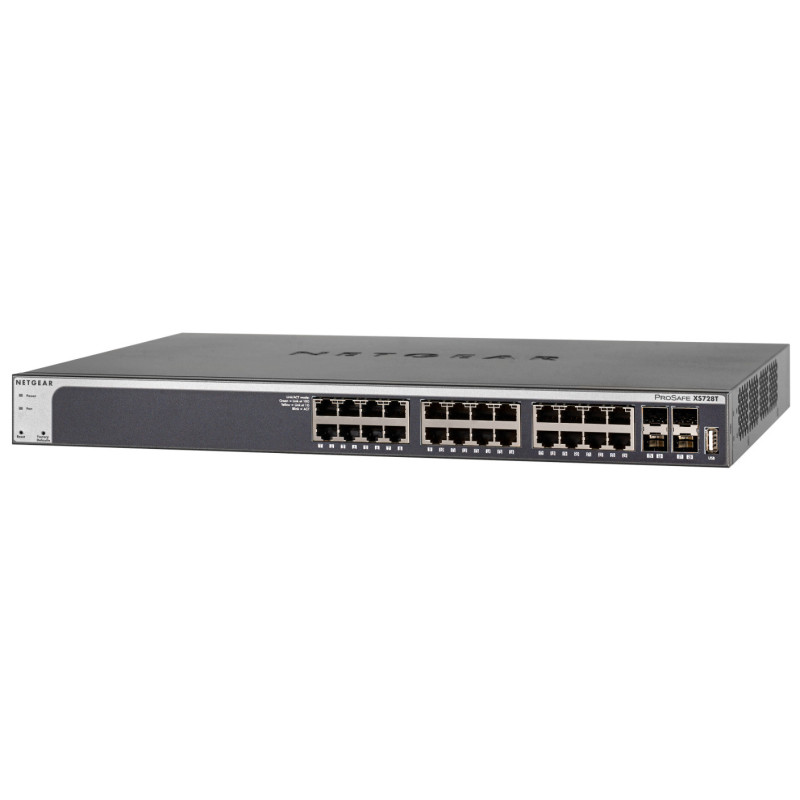 NETGEAR 28PT 10G SMART SWITCH W/4 SFP+, XS728T