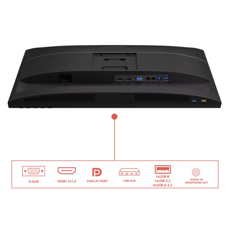 AOC/X24E4U/24"/IPS/FHD/100Hz/4ms/Čierna/5R