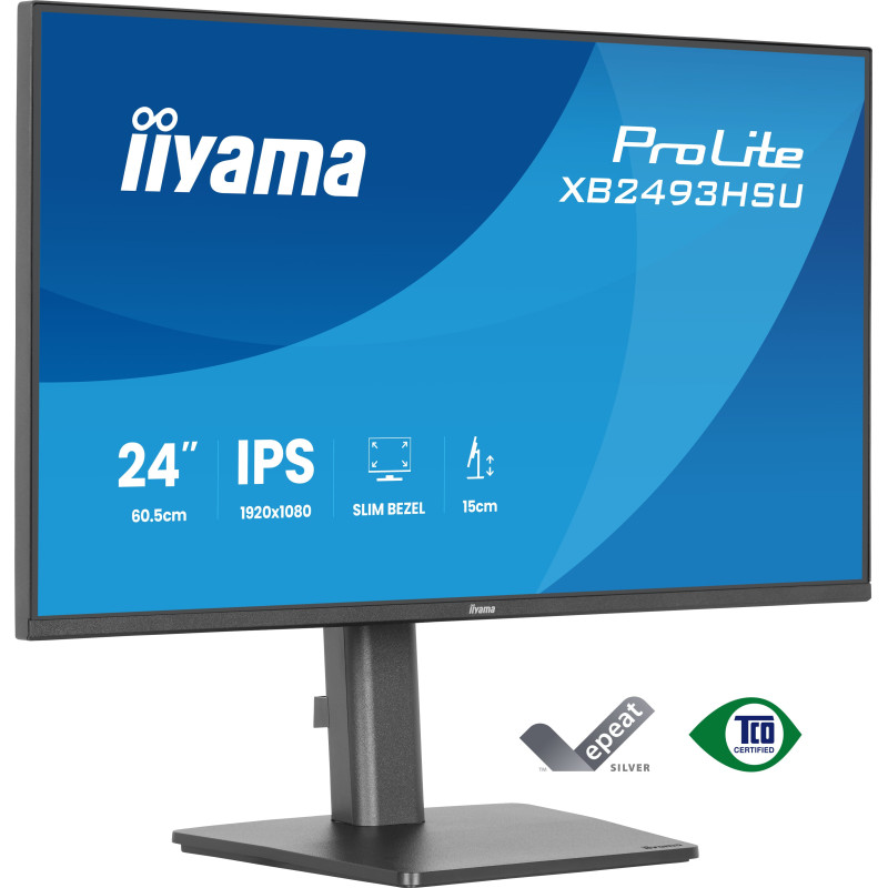 iiyama ProLite/XB2493HSU-B1/23,8"/IPS/FHD/120Hz/1ms/Čierna/3R