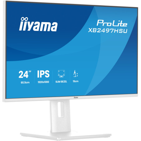 iiyama ProLite/XB2497HSU-W1/23,8"/IPS/FHD/120Hz/4ms/Biela/5R
