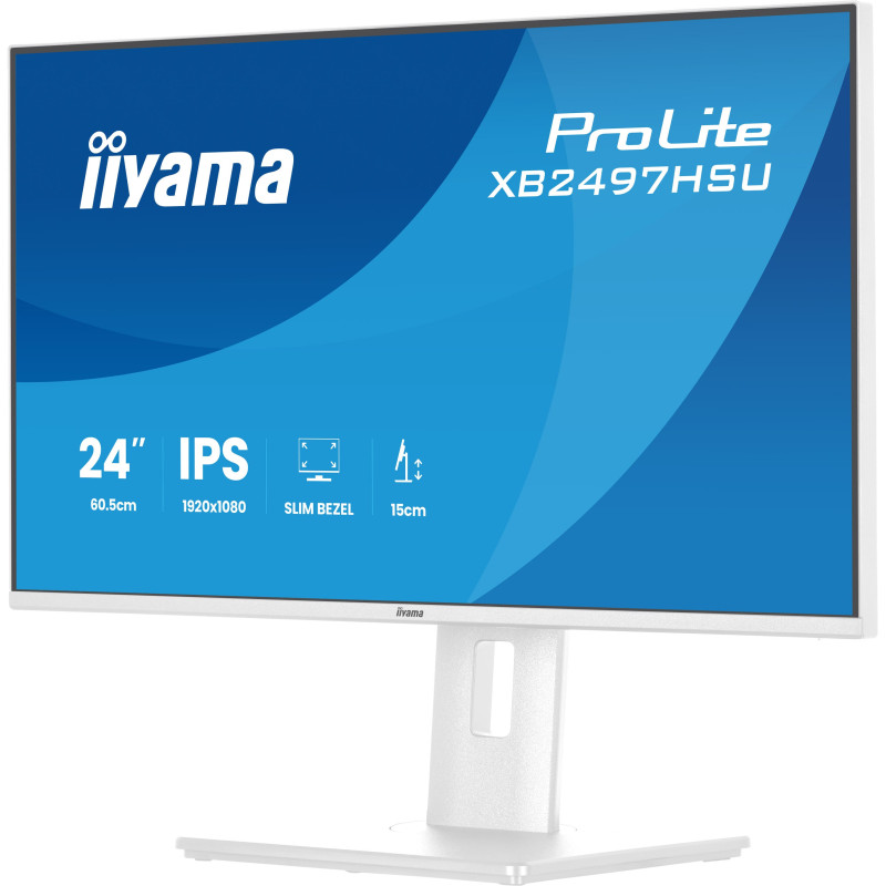 iiyama ProLite/XB2497HSU-W1/23,8"/IPS/FHD/120Hz/4ms/Biela/5R
