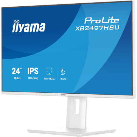 iiyama ProLite/XB2497HSU-W1/23,8"/IPS/FHD/120Hz/4ms/Biela/5R