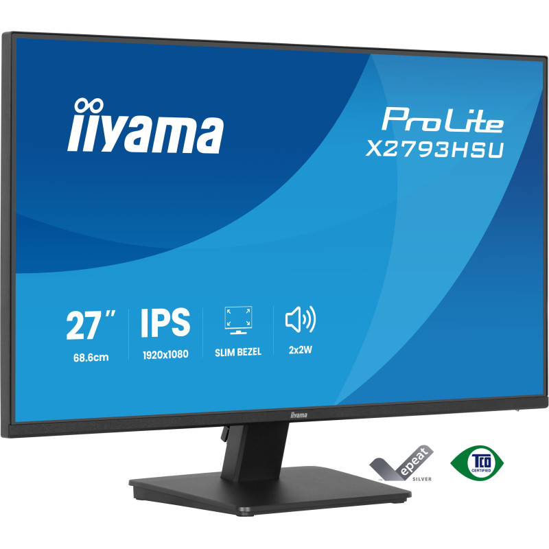 iiyama ProLite/X2793HSU-B1/27"/IPS/FHD/120Hz/1ms/Čierna/3R