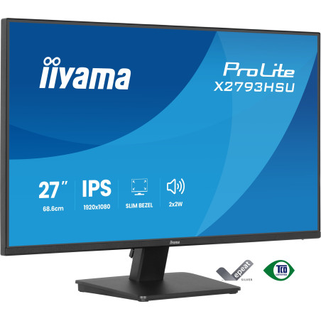 iiyama ProLite/X2793HSU-B1/27"/IPS/FHD/120Hz/1ms/Čierna/3R