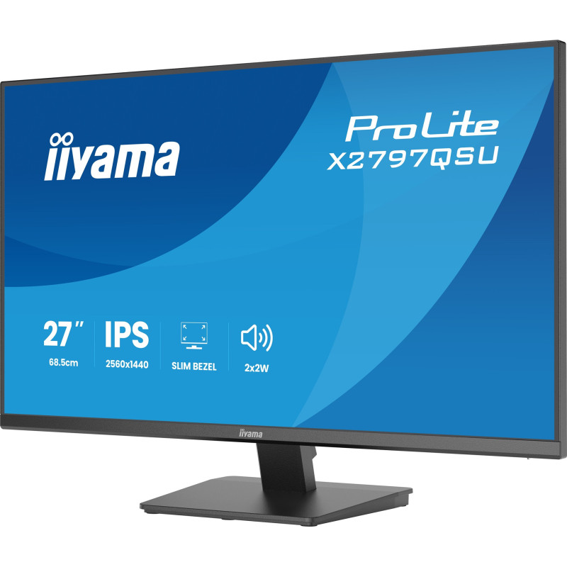 iiyama ProLite/X2797QSU-B1/27"/IPS/QHD/75Hz/1ms/Čierna/5R