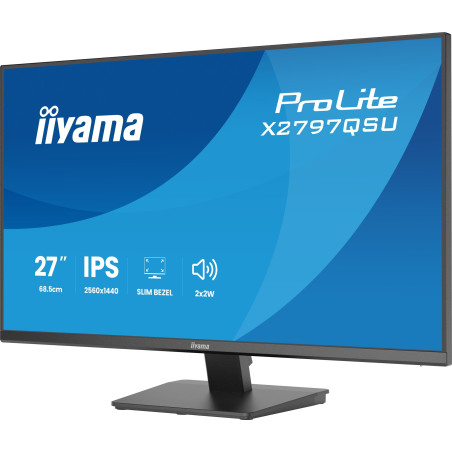 iiyama ProLite/X2797QSU-B1/27"/IPS/QHD/75Hz/1ms/Čierna/5R