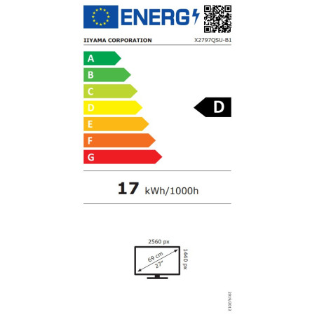 iiyama ProLite/X2797QSU-B1/27"/IPS/QHD/75Hz/1ms/Čierna/5R