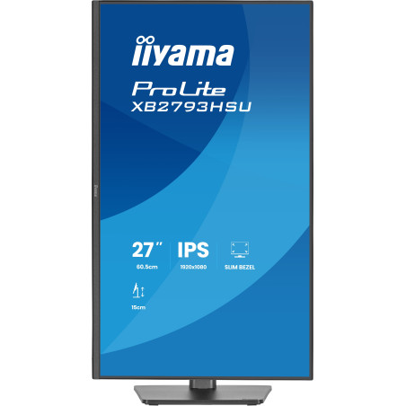 iiyama ProLite/XB2793HSU-B1/27"/IPS/FHD/120Hz/1ms/Čierna/3R