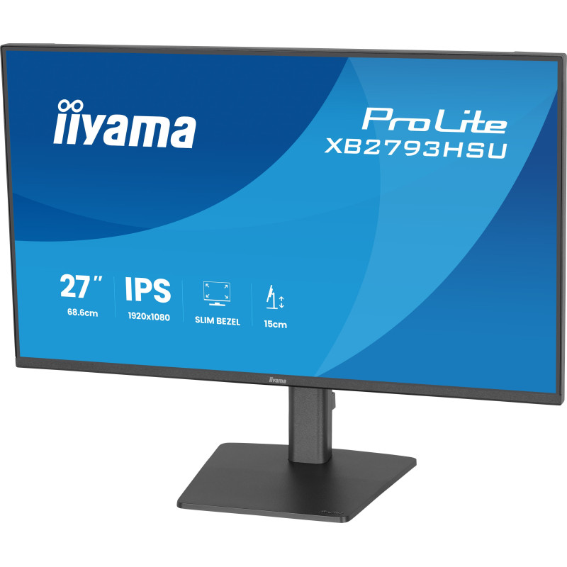 iiyama ProLite/XB2793HSU-B1/27"/IPS/FHD/120Hz/1ms/Čierna/3R