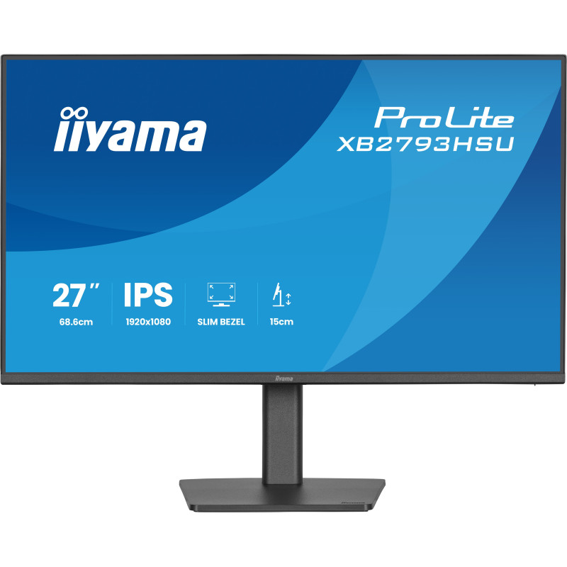iiyama ProLite/XB2793HSU-B1/27"/IPS/FHD/120Hz/1ms/Čierna/3R