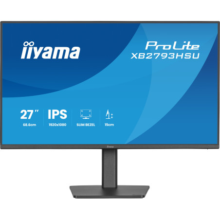 iiyama ProLite/XB2793HSU-B1/27"/IPS/FHD/120Hz/1ms/Čierna/3R
