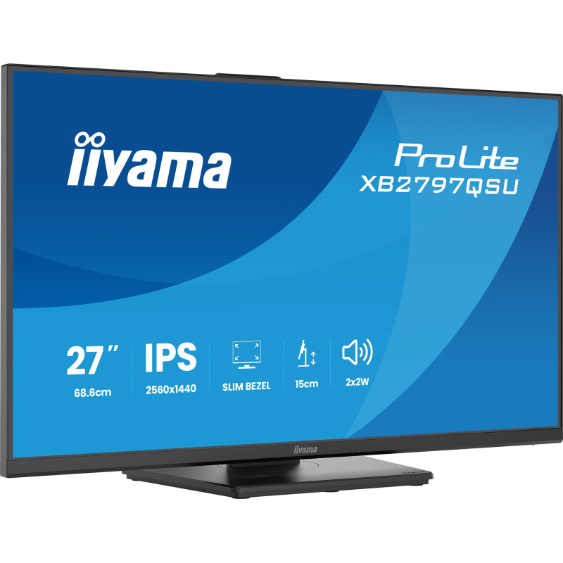 iiyama ProLite/XB2797QSU-B1/27"/IPS/QHD/75Hz/1ms/Čierna/5R