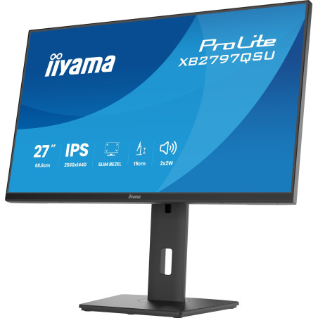 iiyama ProLite/XB2797QSU-B1/27"/IPS/QHD/75Hz/1ms/Čierna/5R
